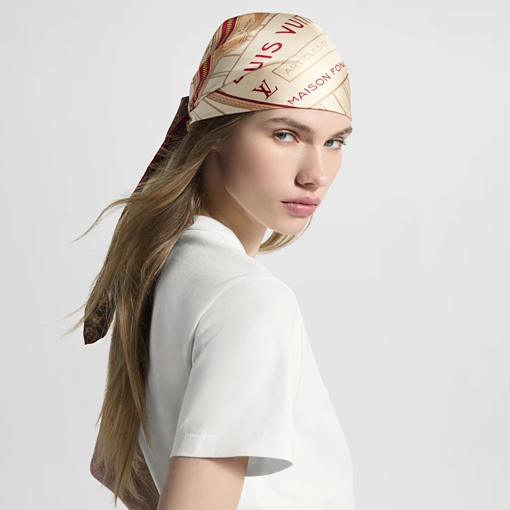 Louis Vuitton MY neverfull scarf 90