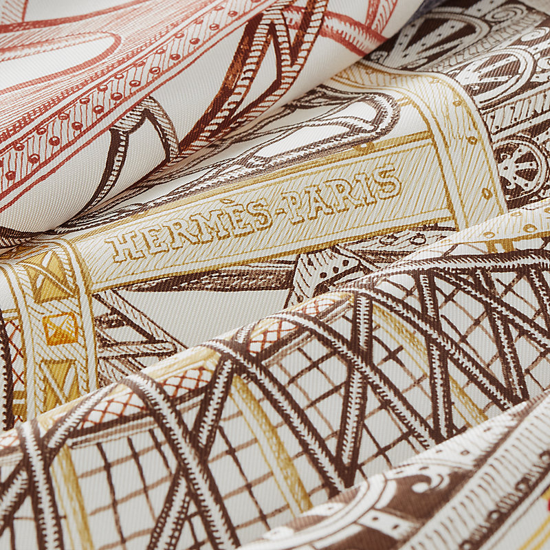Hermès Horse of Hephaestus scarf 90