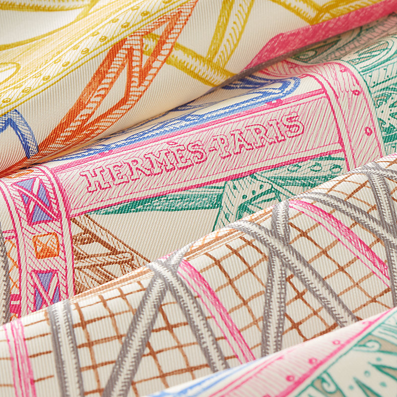 Hermès Horse of Hephaestus scarf 90
