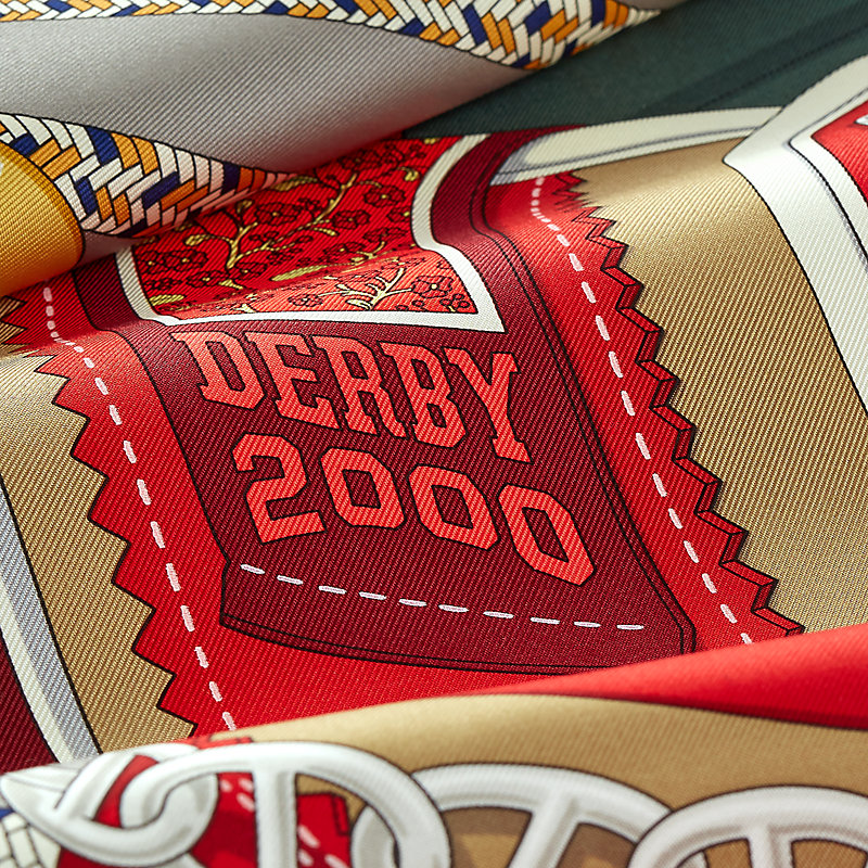 Hermès roller skating derby scarf 200090