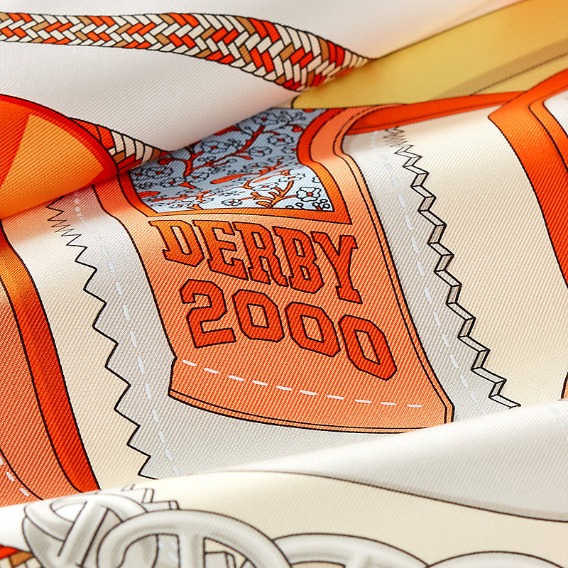 Hermès roller skating derby scarf 200090