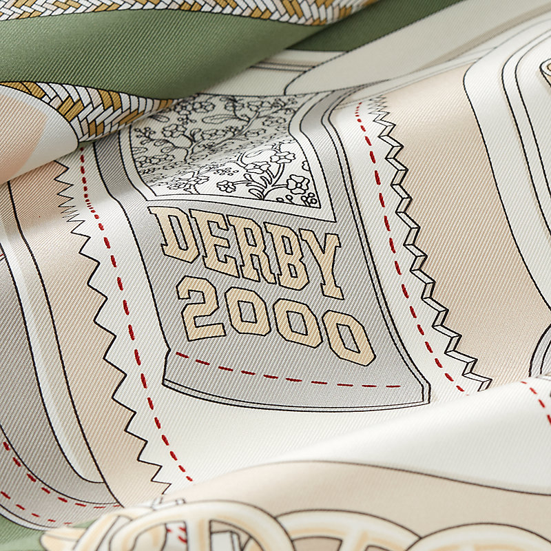 Hermès roller skating derby scarf 200090