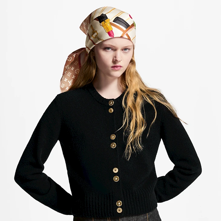 Louis Vuitton never full OF love square 90 scarf