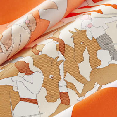 Hermès horses and me scarf 90