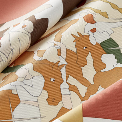 Hermès horses and me scarf 90