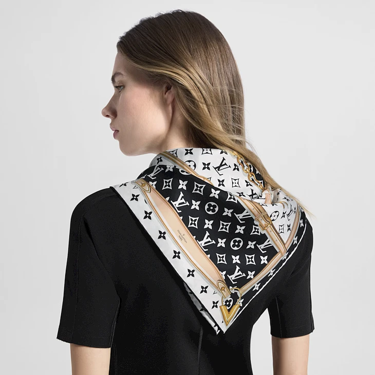 Louis Vuitton monogram confidential scarf