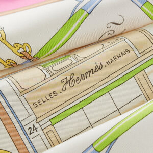 Écharpe Hermès « Horseback Ride » 45