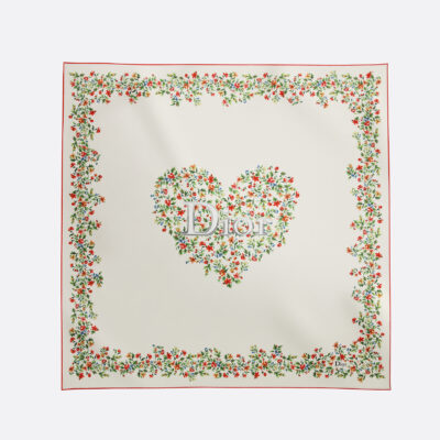 Dior Dioramour printed scarf