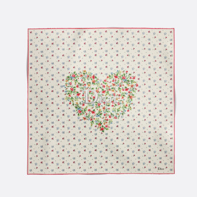 Dior Dioramour printed scarf