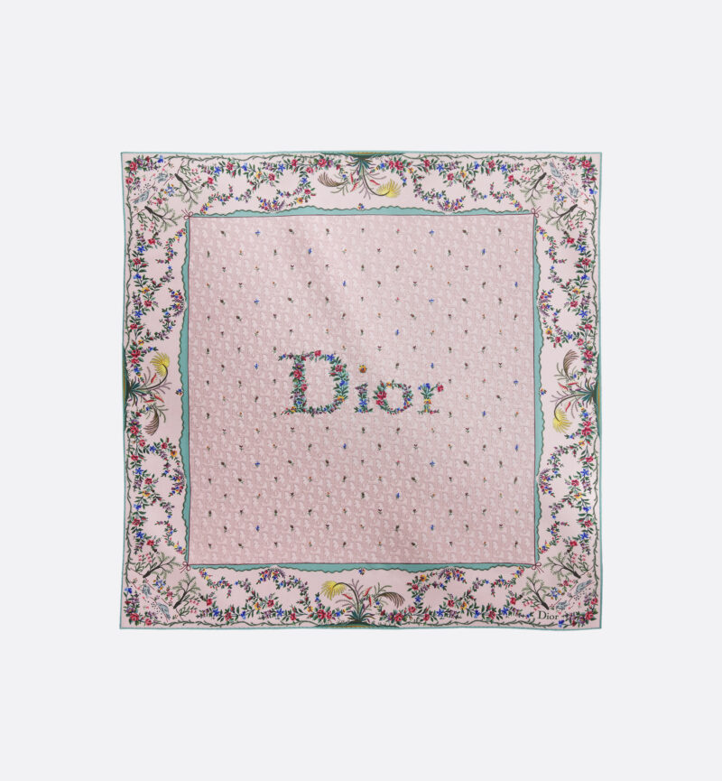 Dior Dioramour printed scarf