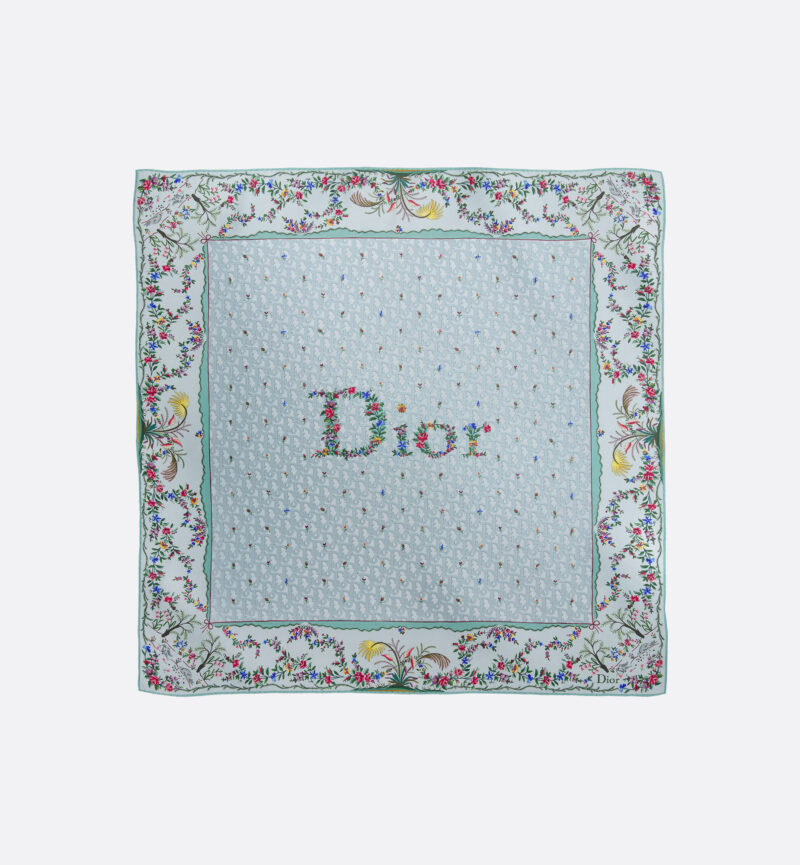 Dior Dioramour printed scarf