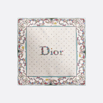 Dior Dioramour printed scarf
