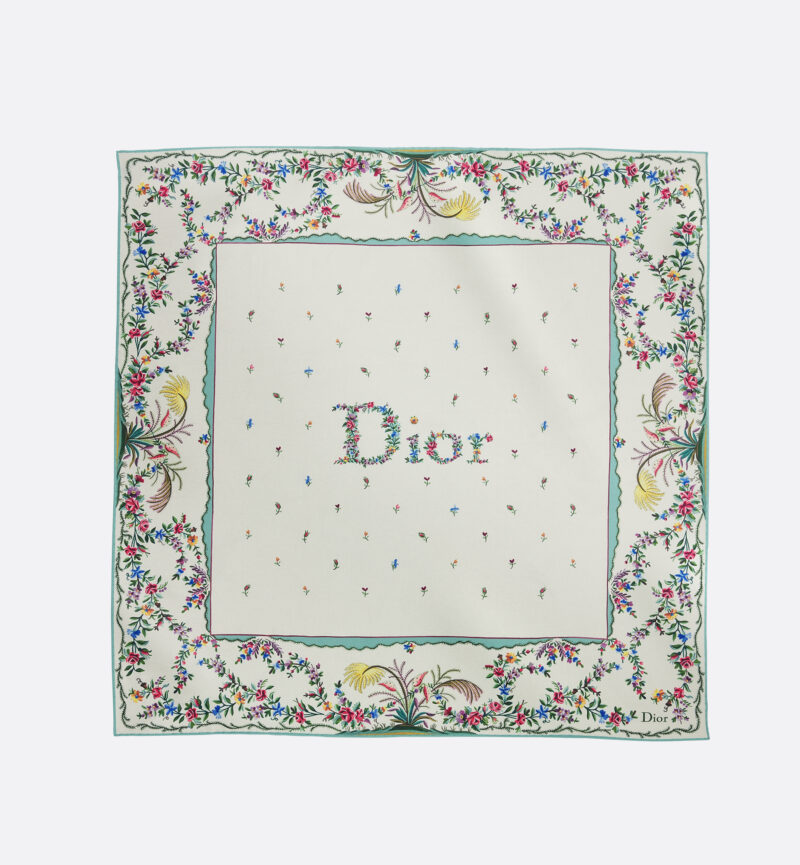 Dior Dioramour printed scarf