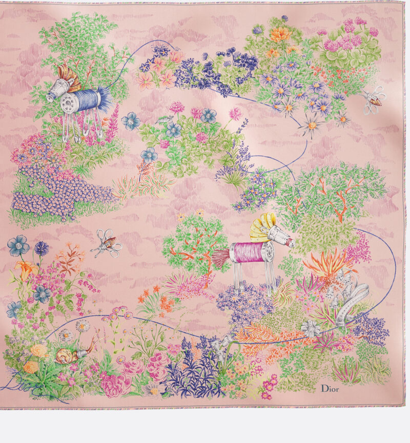 Dior Dior printed scarf