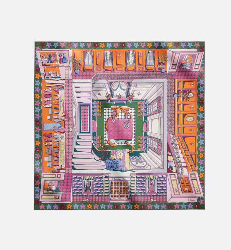 Dior Dior printed scarf