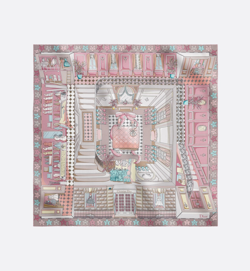 Dior Dior printed scarf