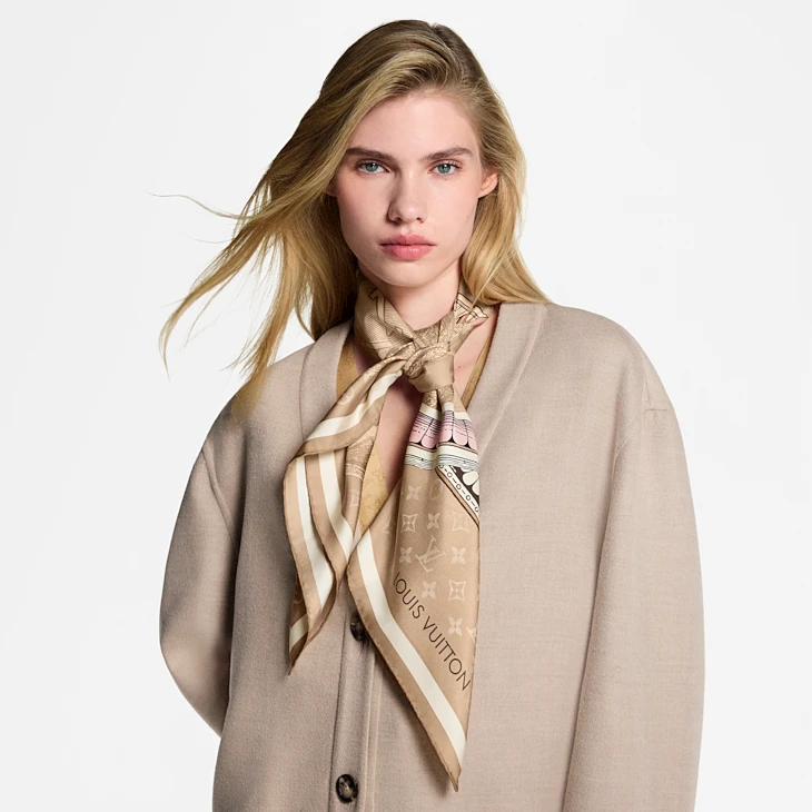 Louis Vuitton malls MERVEILLEUSES 90 scarf