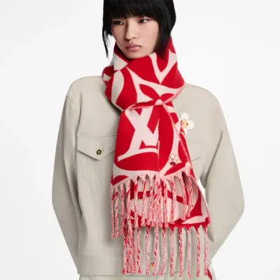Louis Vuitton Vivienne MEDALLION Lunar New Year scarf