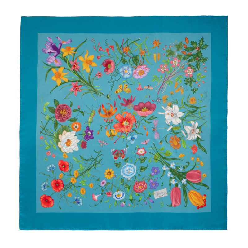 Gucci GW92-GUCCI-823486 3G001 4869 - Pañuelo de sarga de seda estampada