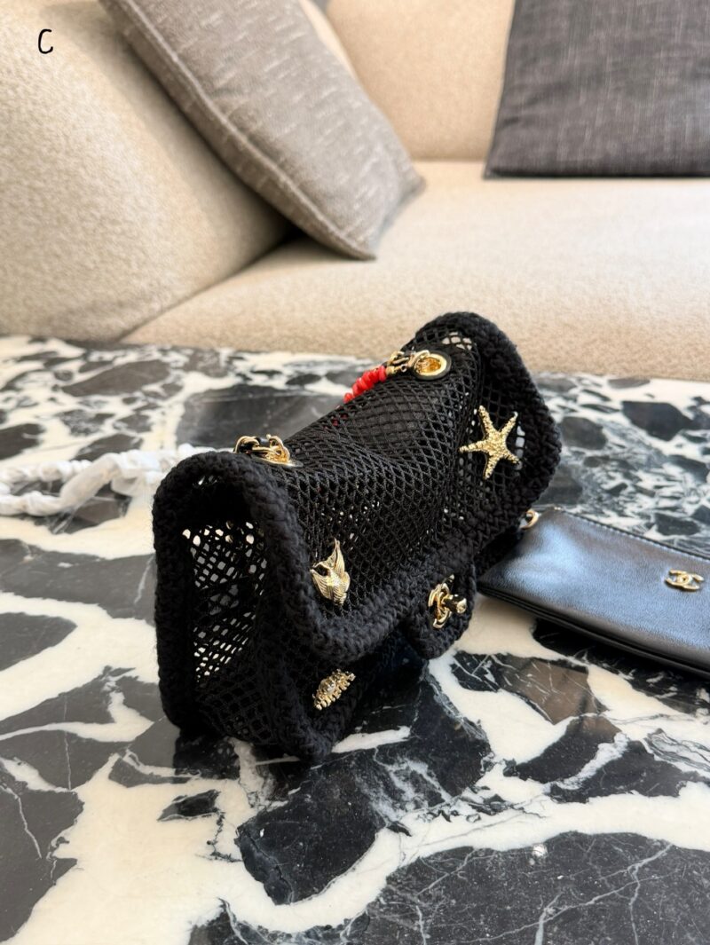 Chanel Coco Beach Crochet Bag