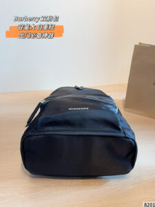 Burberry Black Nylon Backpack