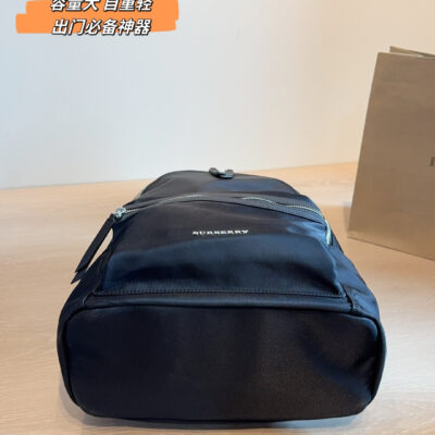 Burberry Black Nylon Backpack