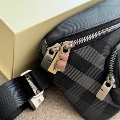 Burberry check waist bag