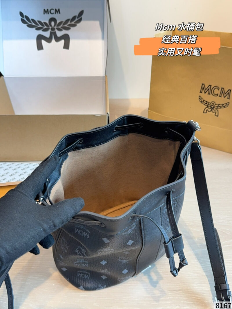 MCM Classic Presbyopic Bucket Bag