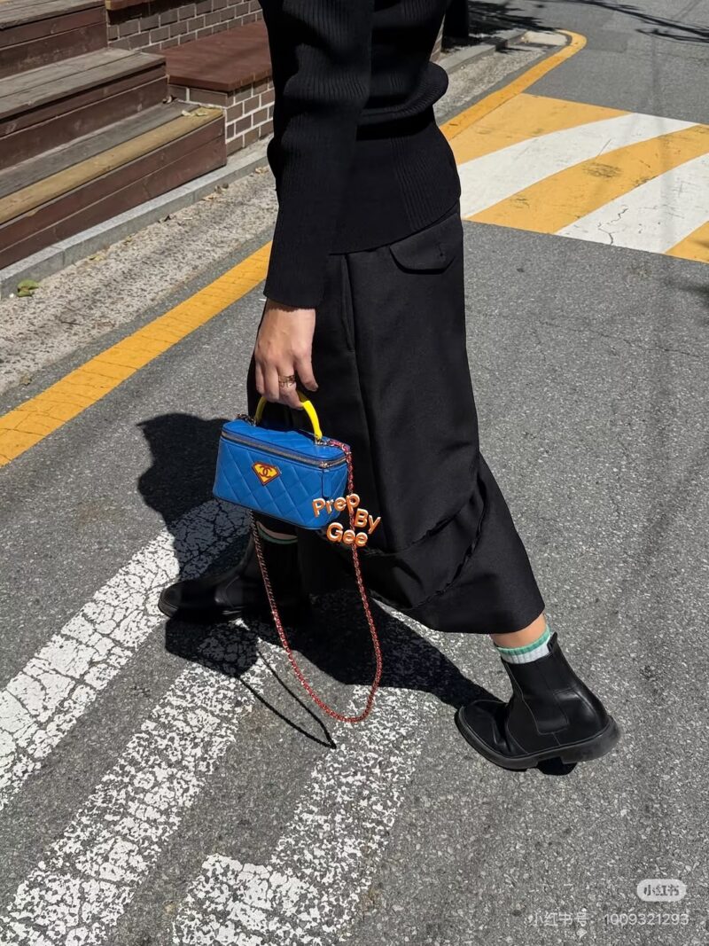 Chanel26 superman box bag p130