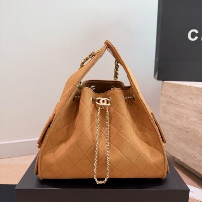 Chanel 25bag leather bucket bag