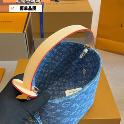 Louis Vuitton LV Denim All In BB Bucket Bag