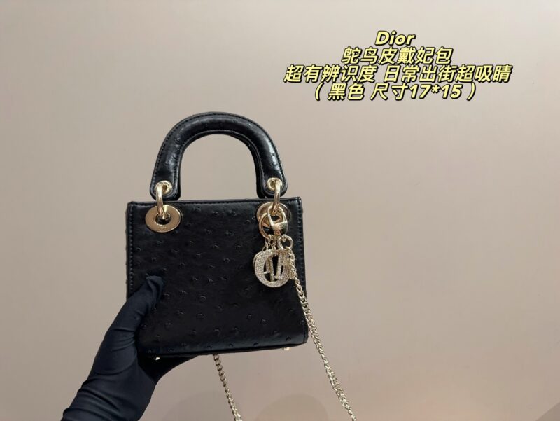 Dior Classic Lady Dior Three Gauge Dresser Bag