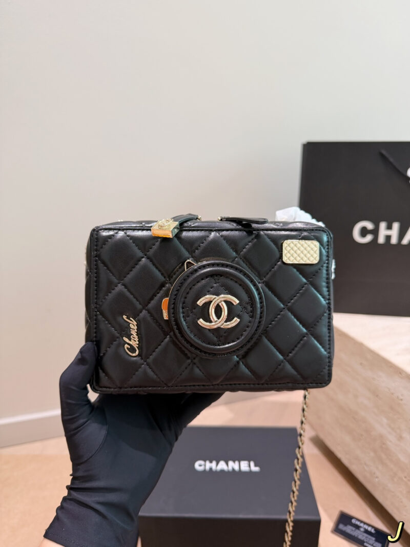 Camera bag by Chanel Wang Yibo at the Chanel Show in Paris
